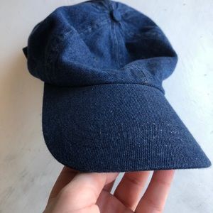 dark denim baseball cap 🔆